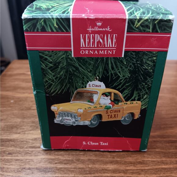 🎄2 for $12 Hallmark S. Clauses Taxi Dated 1990 Ornament - Picture 6 of 7